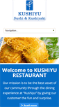Mobile Screenshot of kushiyurestaurant.com